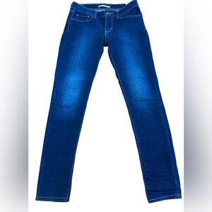 Levi’s 711 Skinny Jeans Size 27 Dark Wash Indigo Stretch Denim Mid Rise NWOT